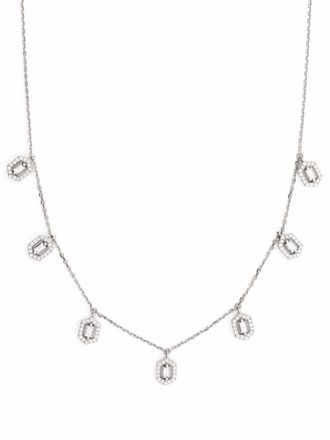 Djula Choker Eclat in oro bianco 18 carati con diamanti - Argento