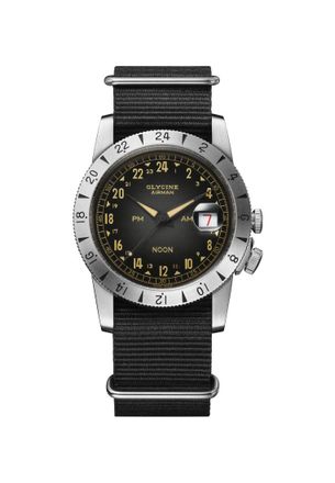 Glycine GL0478 Mens Airman Vintage Watch - Silver - One Size