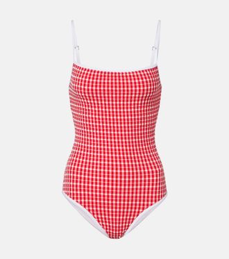 JADE Swim Layla gingham swimsuit