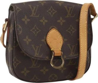 Louis Vuitton Pre-owned Cross Body Bags, female, Brown, Size: ONE SIZE Pre-owned Canvas Cross Body Bag