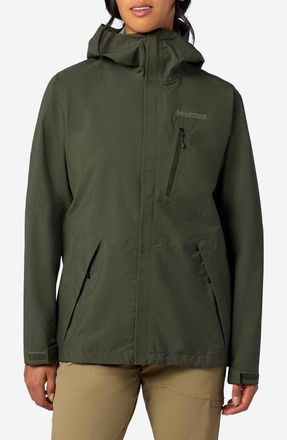 Marmot Waterproof Hooded Jacket in Nori at Nordstrom, Size X-Small
