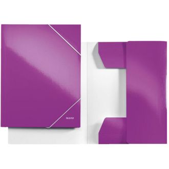 Bigbuy Carpeta Solap.leitz Wow Cart. A4 Violeta - Pack De 10 Unidades