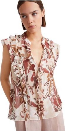 Marella Mujer, Blusas y Camisas, Multicolor, Talla: M