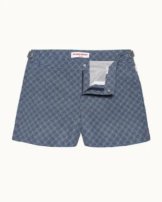 Orlebar Brown Setter Shorter Length Tailored Swim Shorts in Night Iris at Nordstrom, Size 31