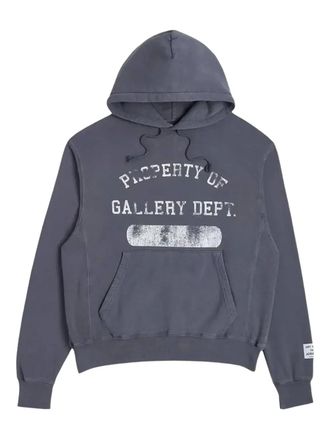 Gallery Dept. Property logo Navy/White hoodie - Blue