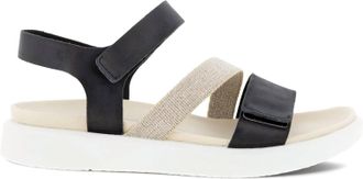 Ecco Womens Flowt 2 Band Sandal In Black