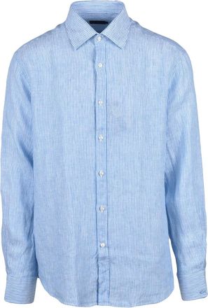 Paul & Shark Light Blue Linen Shirt