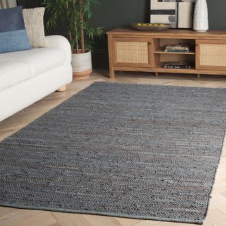 Safavieh Vintage Leather Hand Made Area Rug, Grey Solid / Tonal Style