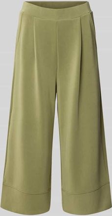 s.Oliver Red Label Regular Fit Culotte aus Modal-Mix in Khaki, Gr&ouml;&szlig;e 34