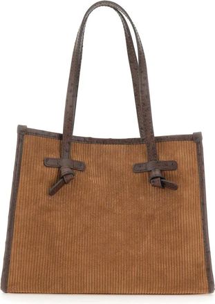 Gianni Chiarini Marcella Club Schoudertas - Dames - Shoppers - Bruin - ONE Size - Leer - Tassen