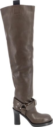 Burberry Leather Over The Knee Boots