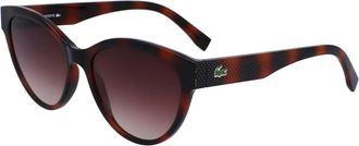 Lacoste L983S Zonnebrillen - Dames - Zonnebrillen - Bruin - 55 MM - Accessoires