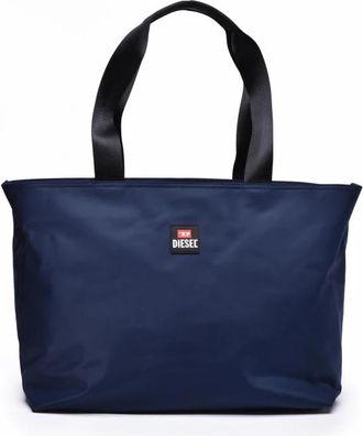 Diesel Borsone in Nylon - Heren - Shoppers - Blauw - ONE Size - Nylon - Tassen