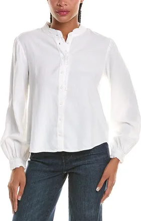 Bella Dahl Ruffle Placket Blouse