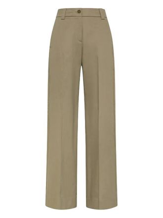 Cruna Andrea cotton trousers - women - Cotton - 44 - Neutrals