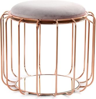 Alpha Collection Beistelltisch & Pouf Forte - Hellviolett/Rosé