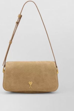 Ami suede shoulder bag