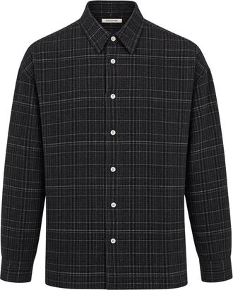 Sunflower Stable Shirt - Heren - Casual Overhemden - Zwart - M - Katoen - Overhemden