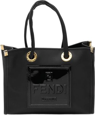 Fendi Pre-owned Fendi Mini Rubber FF Logo Shopper Tote 5MTWBM3XZFRXLIWJ