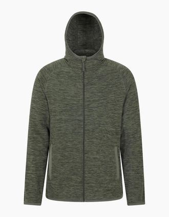 Mountain Warehouse Mens Mountain Warehouse Mens Snowdon II Full Zip Hoodie - Green - Size: 44