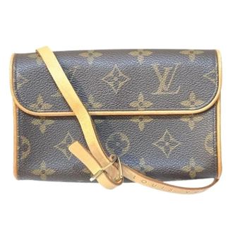 Louis Vuitton Pre-owned Belt Bags, female, Brown, Size: ONE SIZE Pre-owned Pochette Florentine Monogram 2way bag
