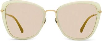 POMELLATO butterfly-shape sunglasses - Neutrals