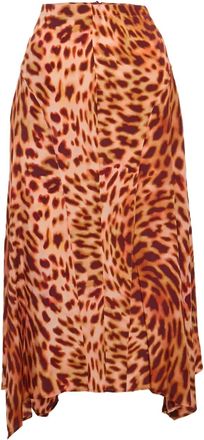 Stella McCartney Gonna midi Nayah - Marrone