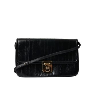 Dolce & Gabbana Pre-owned Fabric shoulder-bags - Dames - Pre-owned - Zwart - Maat: ONE Size Leer
