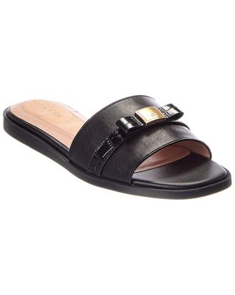 Cole Haan Go-To Emalia Slide Bow Leather Sandal