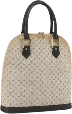 Louis Vuitton Pre-owned Canvas Handtas - Dames - Vintage Handtas - Beige - ONE Size - Vintage