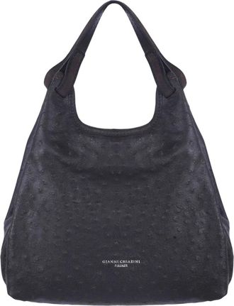 Gianni Chiarini Dua Medium Bag - Dames - Schoudertassen - Bruin - ONE Size - Leer - Tassen