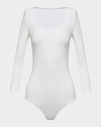 Wolford Tokio 3/4-Sleeve String Bodysuit