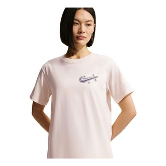 Nike (WMNS) Nike Sportswear Classic Short Sleeve T-Shirt Asia Sizing Pink IH7605-103