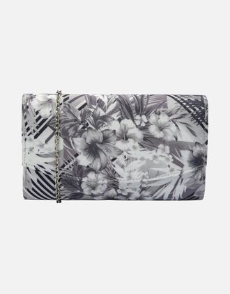 Ravel Womens Ardee Womens Clutch Bag - Black Floral Synth - Size: ONE size
