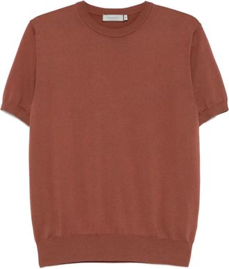 Canali T-shirt in cotone - Marrone