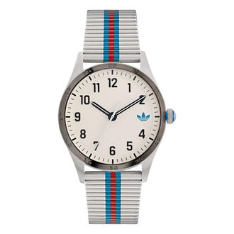 adidas Originals Code Four Unisexs Silver Watch AOSY23531 Stainless Steel - One Size