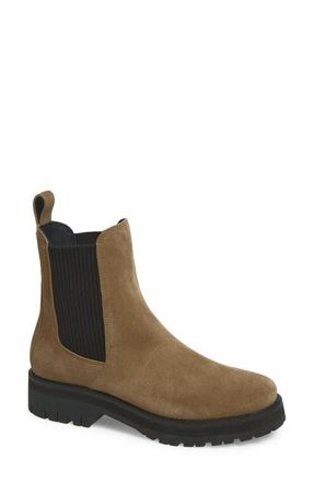 Rag & Bone Corey Lug Sole Chelsea Boot in Camel Suede at Nordstrom, Size 37.5
