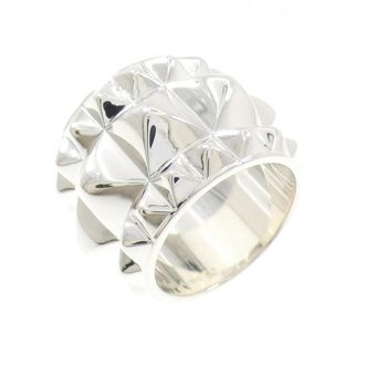 Herm&egrave;s Silver Silver 925 Band Ring (Pre-Owned)