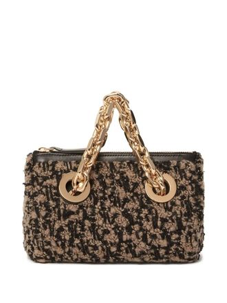 Fabiana Filippi Borsa mini con catena - Marrone