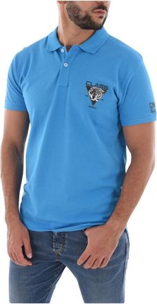 Cavalli Polo Shirts - Heren - Polos - Blauw - M - Tops