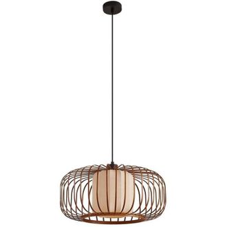 Lindby Lindby Lámpara colgante Davella en Marrón