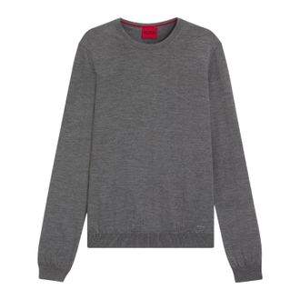 HUGO BOSS Heren San Cedric-M1 Sweatshirt met ronde hals (Grijs)