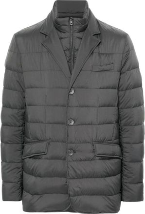 Herno Gray Puffer Jacket for Men - male - Herno - Winter Jackets - Gray - 2XL - Jackets