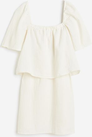 H&M MAMA Stillkleid in A-Linie - White