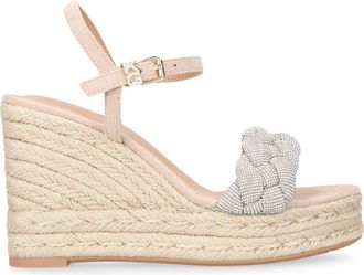 Kurt Geiger Womens Sadie Heels - Blush Fabric - Size UK 7