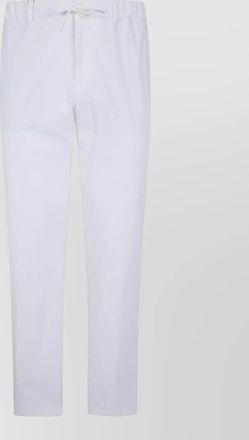 Herno trousers regular cut elastic waistband belt loops