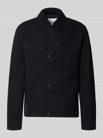 Jack & Jones Jack & Jones Jacke mit Umlegekragen Modell GRAHAM in Oliv, Gr&ouml;&szlig;e XXL