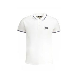 Cavalli Gewatteerde Jas met Capuchon - Heren - Tops - Wit - Maat: L Polyamide