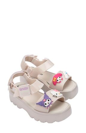 Melissa x Hello Kitty and Friends Lug Sole Sandal in Beige at Nordstrom, Size 10