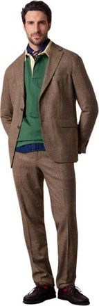 Brooks Brothers Traje de Pr&iacute;ncipe de Gales - Suits - Hombre - Marr&oacute;n - 2XL